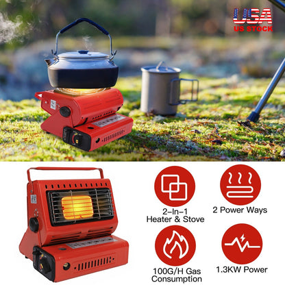 Butane Burner Portable Outdoor Cooking Stove