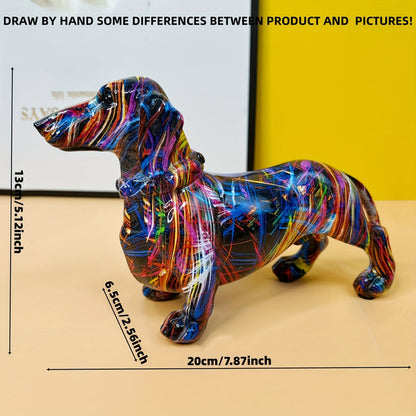 Dachshund Dog Statue Figurine Sculpture