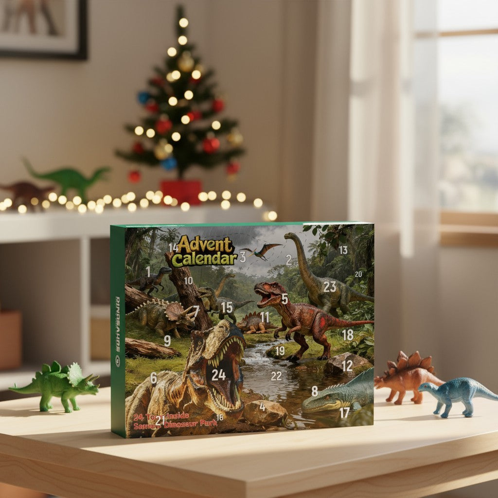 Dinosaur Advent Calendar Gift Figures 24 Days
