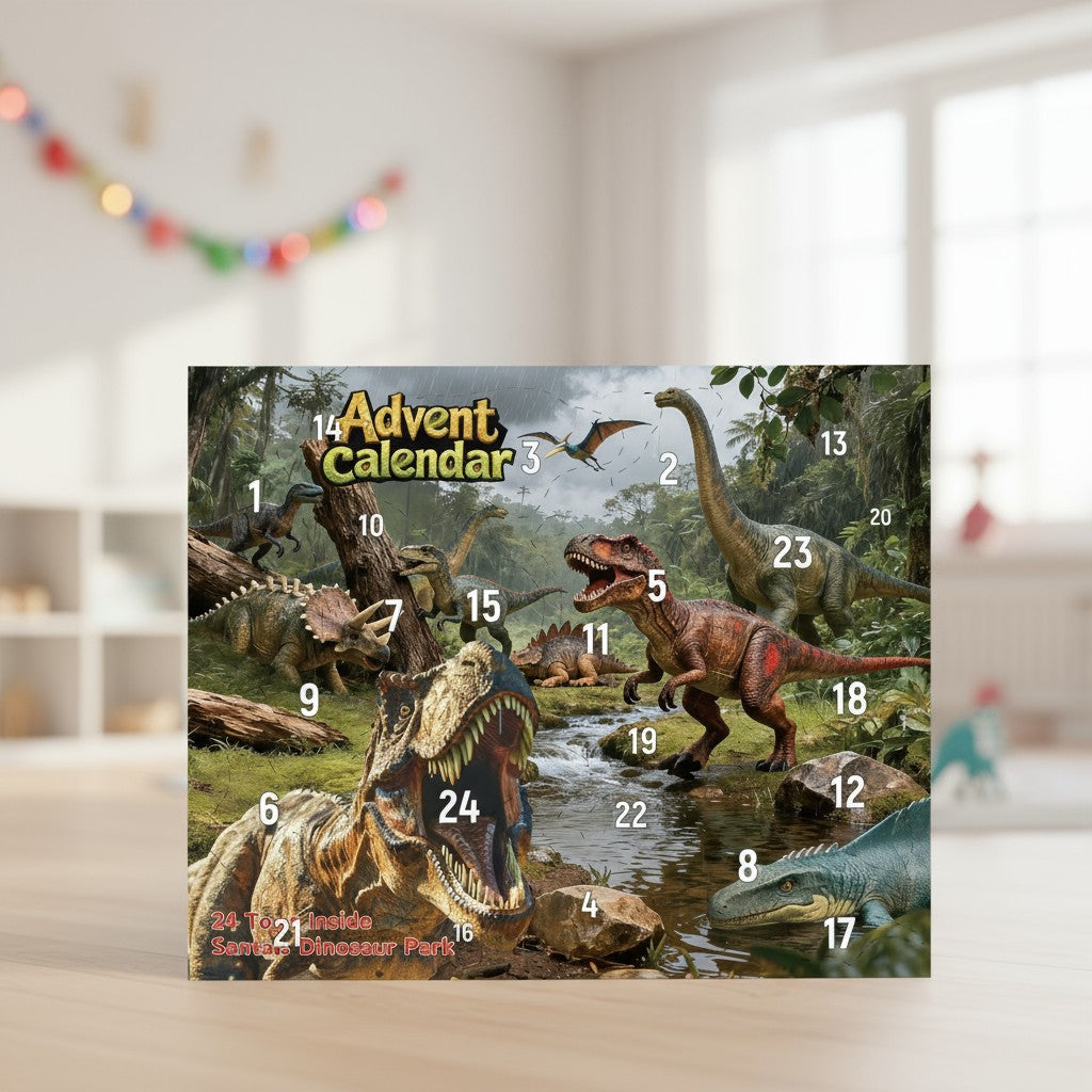 Dinosaur Advent Calendar Gift Figures 24 Days