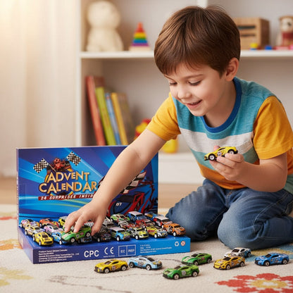 Racing Car Advent Calendar Countdown Gift 24 Days