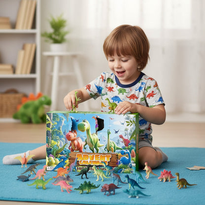 Dinosaur Advent Calendar Christmas Countdown 24 Pieces Set