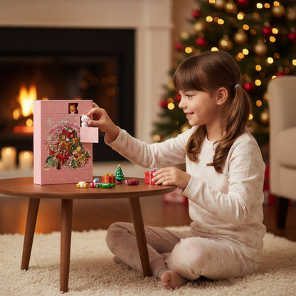 Girls Christmas Advent Calendar 24 Surprise Ornaments