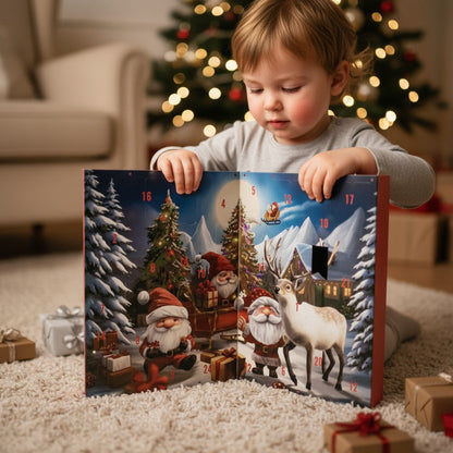 Gnome Countdown Calendar Christmas Decor 2025