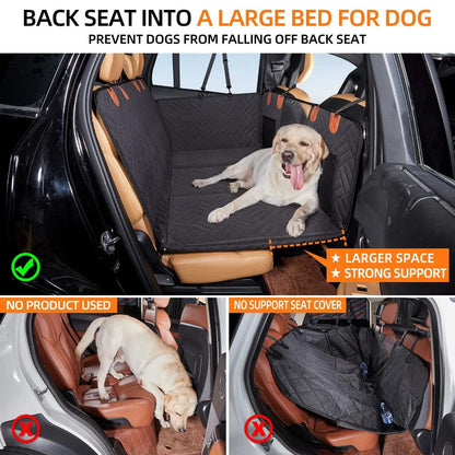 Dog Car Seat Extender Hard Bottom