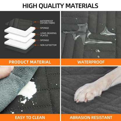 Dog Car Seat Extender Hard Bottom