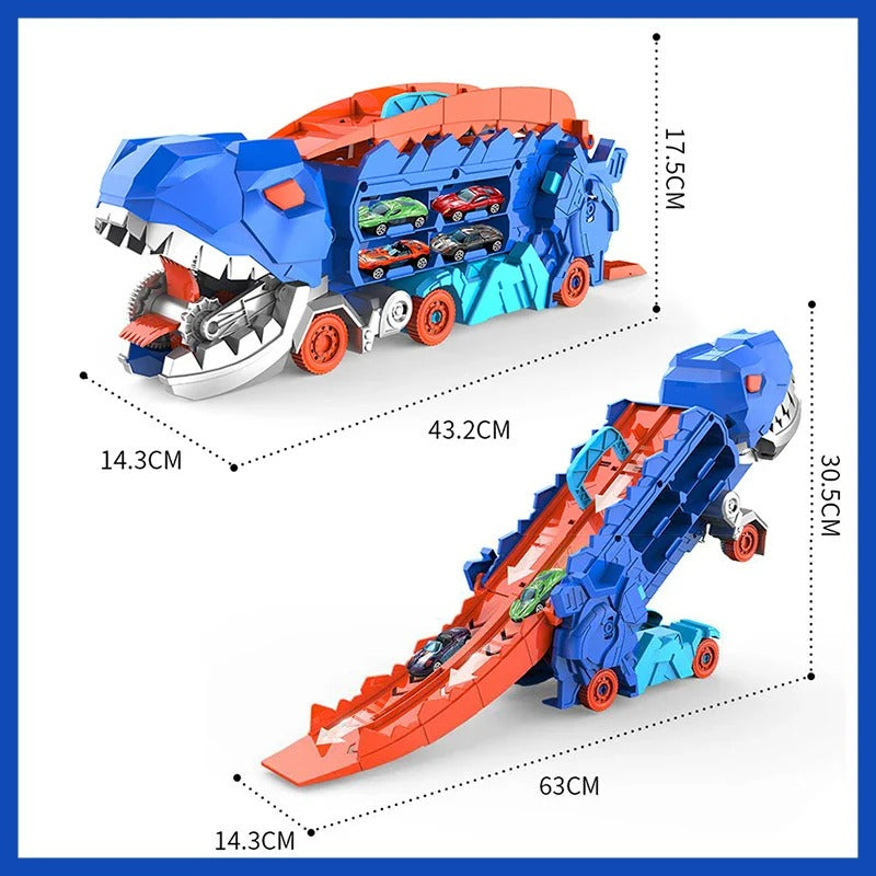 Dinosaur Car Play Truck Toy Set