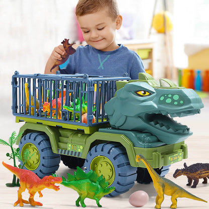 Dinosaur Transport Car Carrier Truck Dino Toy Set