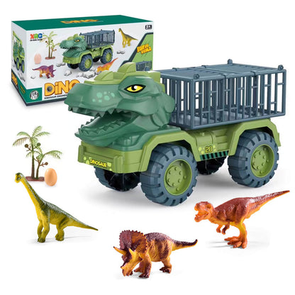 Dinosaur Transport Car Carrier Truck Dino Toy Set