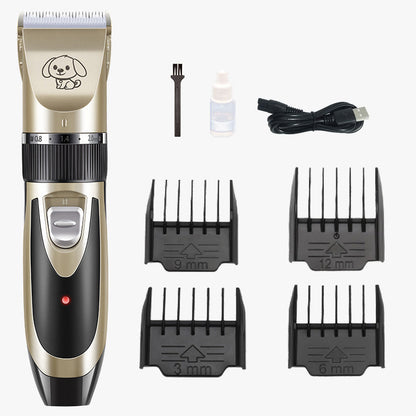 Dog Grooming Clippers Electric Trimmer Set Silent