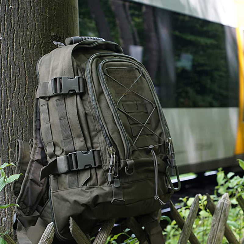 Military Tactical Backpack Expandable Waterproof Rucksack