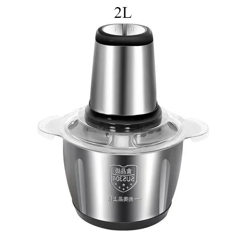 Electric Meat Vegetable Grinder Chopper 2L Capacity