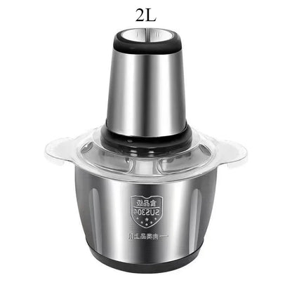 Electric Meat Vegetable Grinder Chopper 2L Capacity