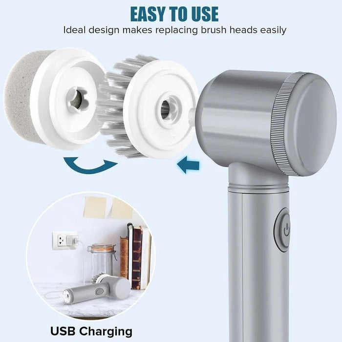 Electric Spin Scrubber Cleaning Tool