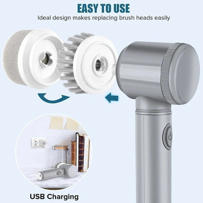 Electric Spin Scrubber Cleaning Tool