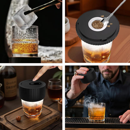 Electric Whiskey Smoker Kit with Lighter and Wood Chips