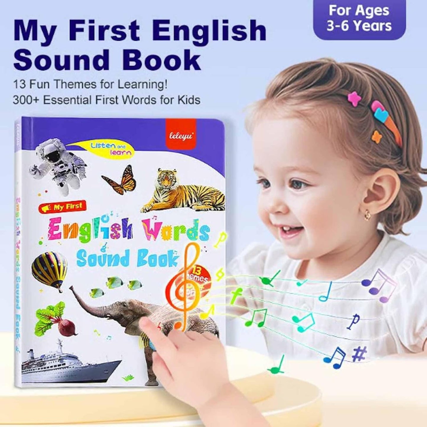 Interactive Alphabet Book Phonics Learning Toy