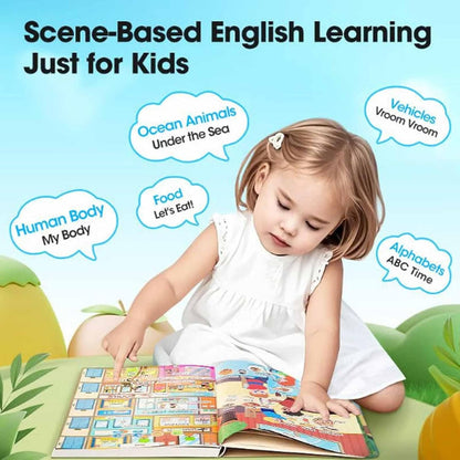 Interactive Alphabet Book Phonics Learning Toy