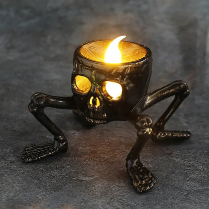 Flameless Tea Light Candles LED Halloween Decor