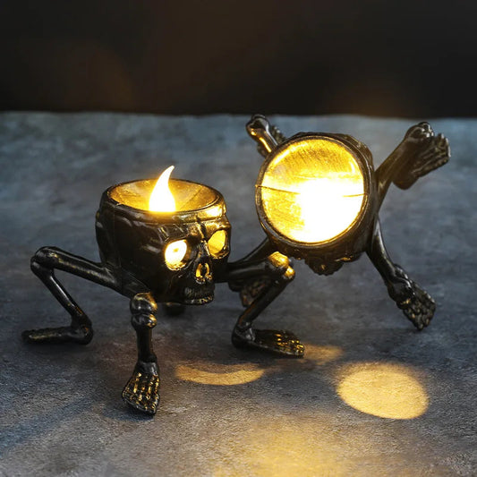 Flameless Tea Light Candles LED Halloween Decor