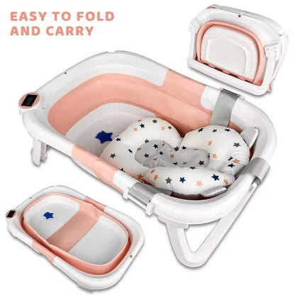 Foldable Newborn Bath Tub Portable Baby Bathing Tub