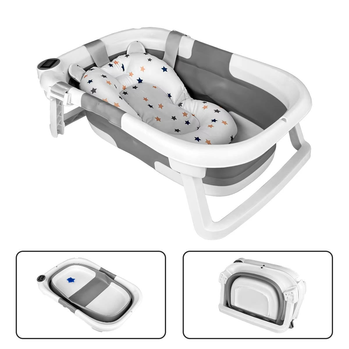 Foldable Newborn Bath Tub Portable Baby Bathing Tub