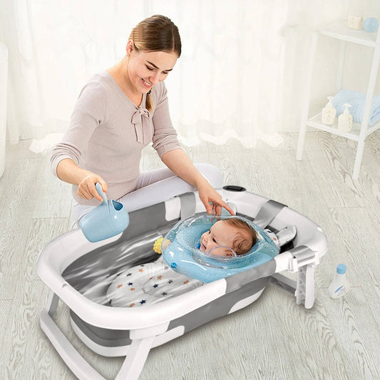 Foldable Newborn Bath Tub Portable Baby Bathing Tub