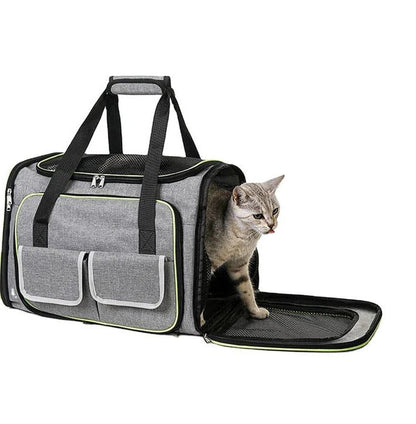 Foldable Pet Carrier Backpack Travel Bag