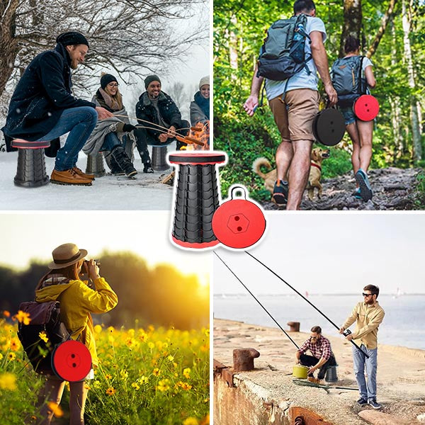 Folding Stool Portable Collapsible Chair Outdoor Seat