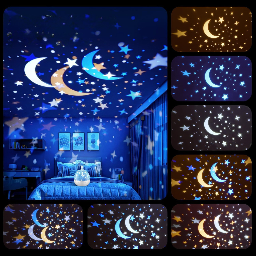 Galaxy Star Projector LED Night Light for Bedroom