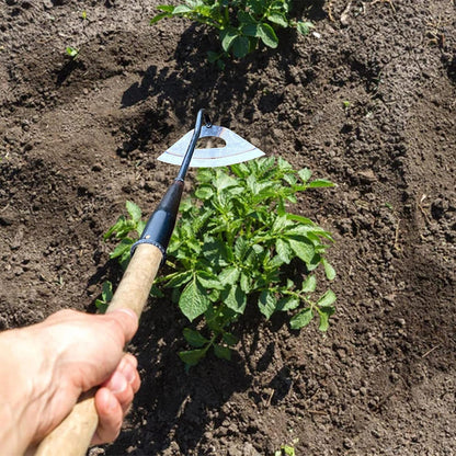 Garden Hoe Tool Set All-Steel Weeding Tools Long Handle