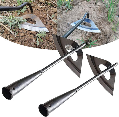 Garden Hoe Tool Set All-Steel Weeding Tools Long Handle