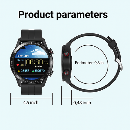 Glucose Meter Watch Health Monitor