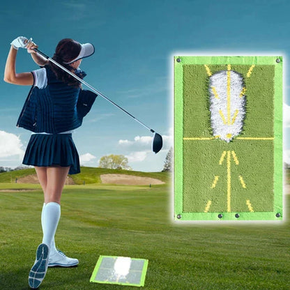 Golf Training Mat for Swing Detection Analysis Tool