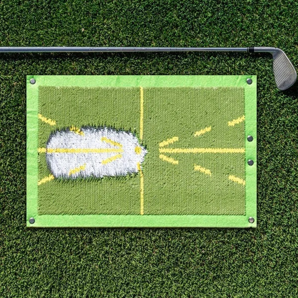 Golf Training Mat for Swing Detection Analysis Tool