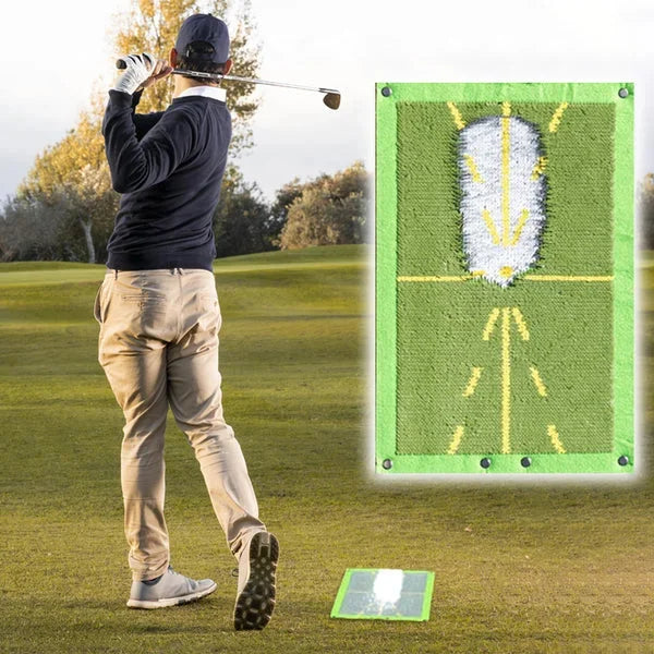 Golf Training Mat for Swing Detection Analysis Tool