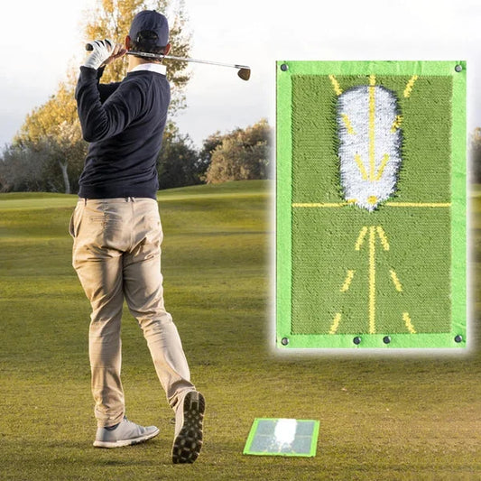 Golf Training Mat for Swing Detection Analysis Tool