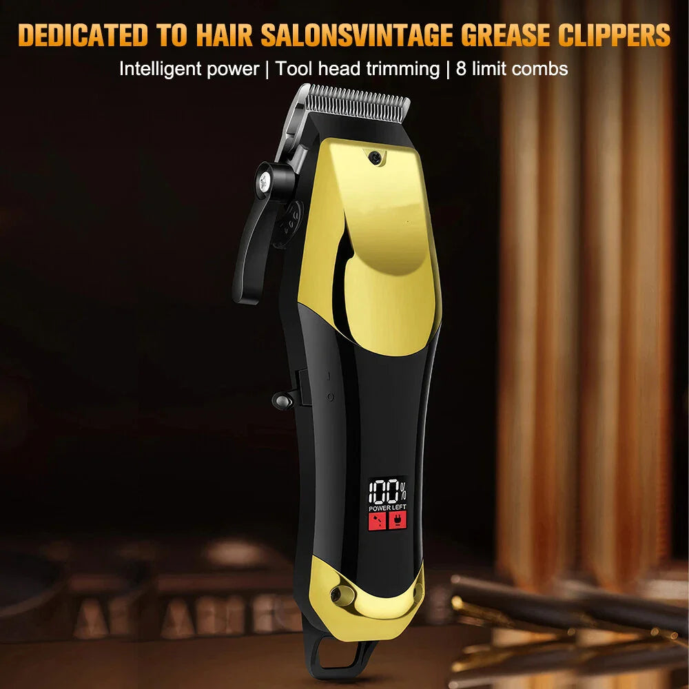 Cordless Hair Clipper Beard Trimmer Grooming Kit for Men