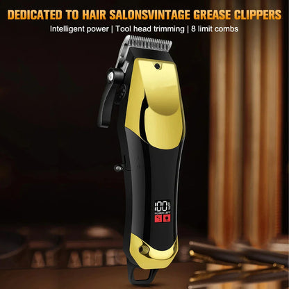 Cordless Hair Clipper Beard Trimmer Grooming Kit for Men