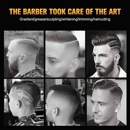 Cordless Hair Clipper Beard Trimmer Grooming Kit for Men