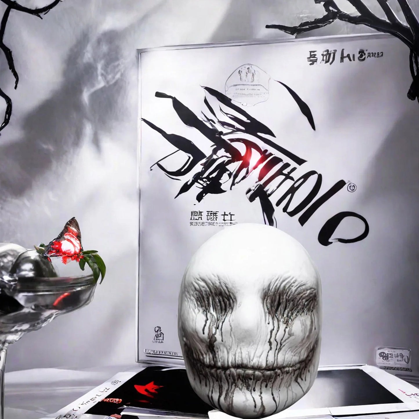 Skull Mask Costume Prop Halloween Decoration