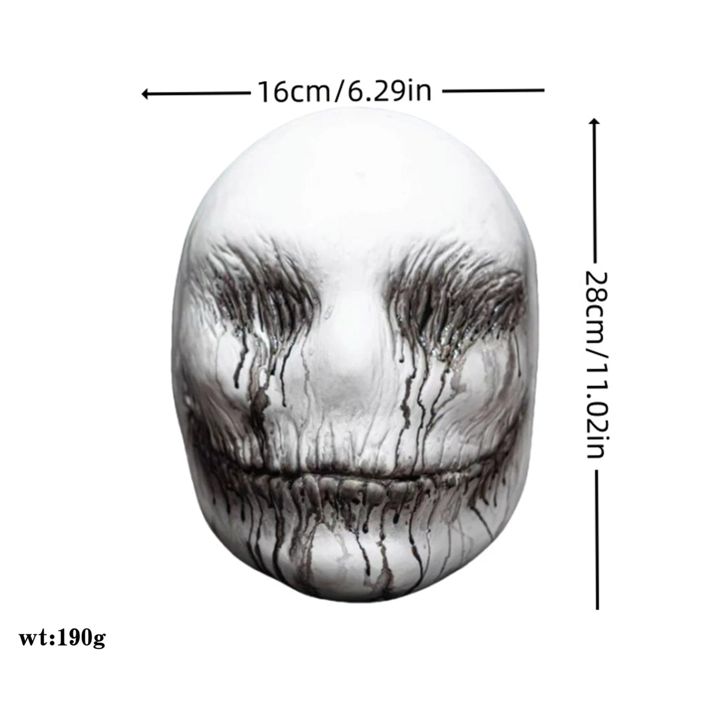 Skull Mask Costume Prop Halloween Decoration