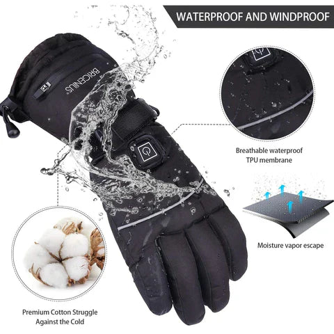 Heated Gloves 2 Pairs Electric Hand Warmers