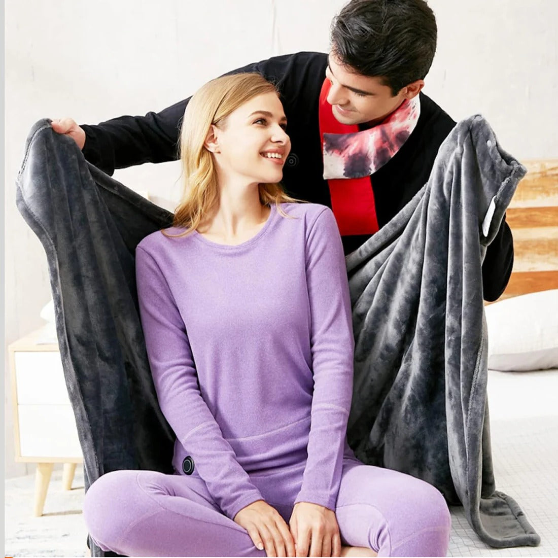 Heated Shawl Blanket Electric Wrap Portable