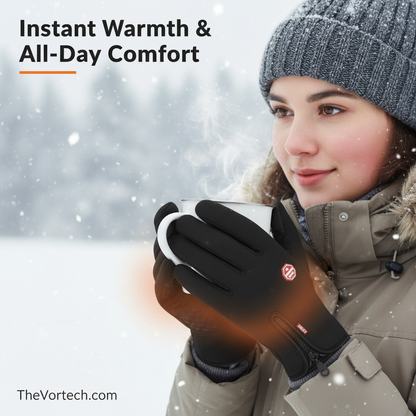 Heated Waterproof Touchscreen Gloves for Men and Women