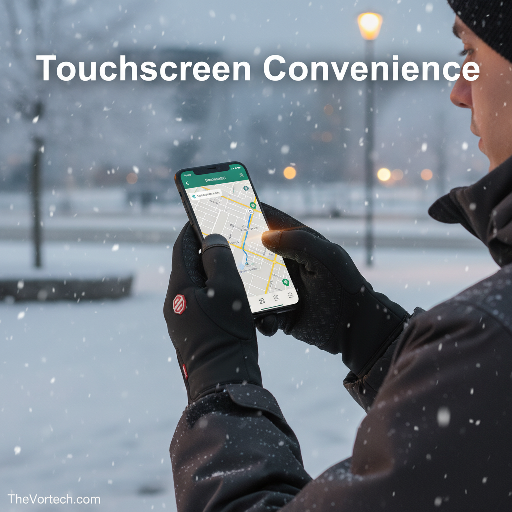Heated Waterproof Touchscreen Gloves for Men and Women