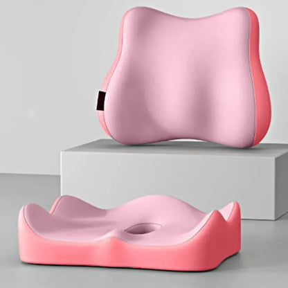 Memory Foam Seat Cushion Lumbar Support Office Chair