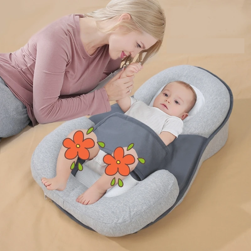 Infant Pillow Anti-Spit Up Baby Nest Bed Head Cushion