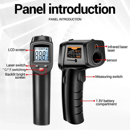 Infrared Laser Thermometer Digital Non-Contact Temperature Gun