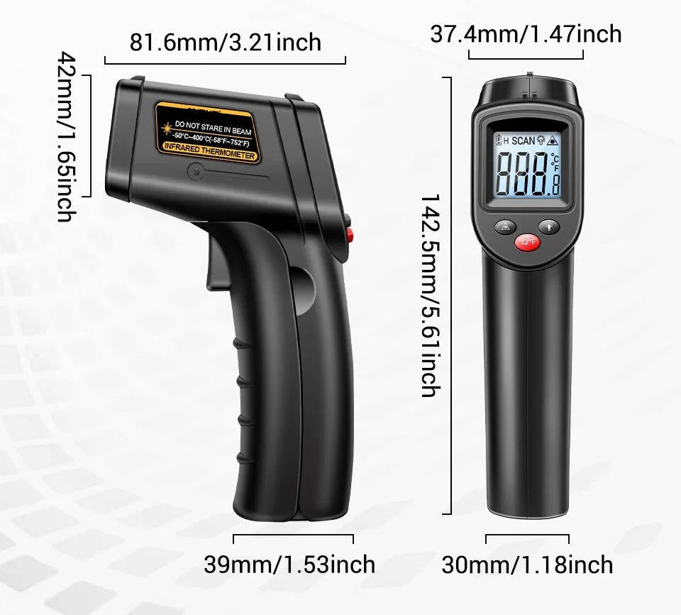 Infrared Laser Thermometer Digital Non-Contact Temperature Gun